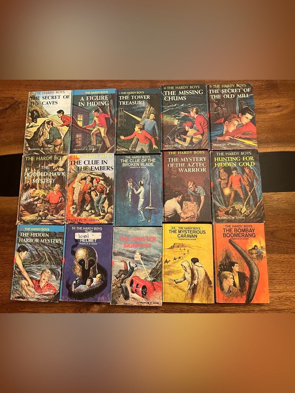 Vintage Hardy Boys books